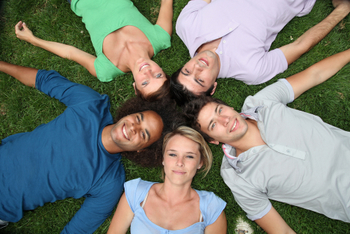 People on Grass